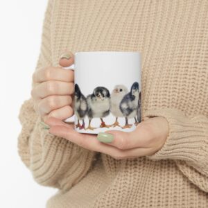 Chicks in a Row Mug
